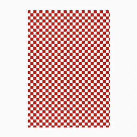 VIKAMA Green Checkered Floor Mat