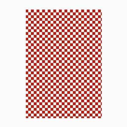 VIKAMA Green Checkered Floor Mat