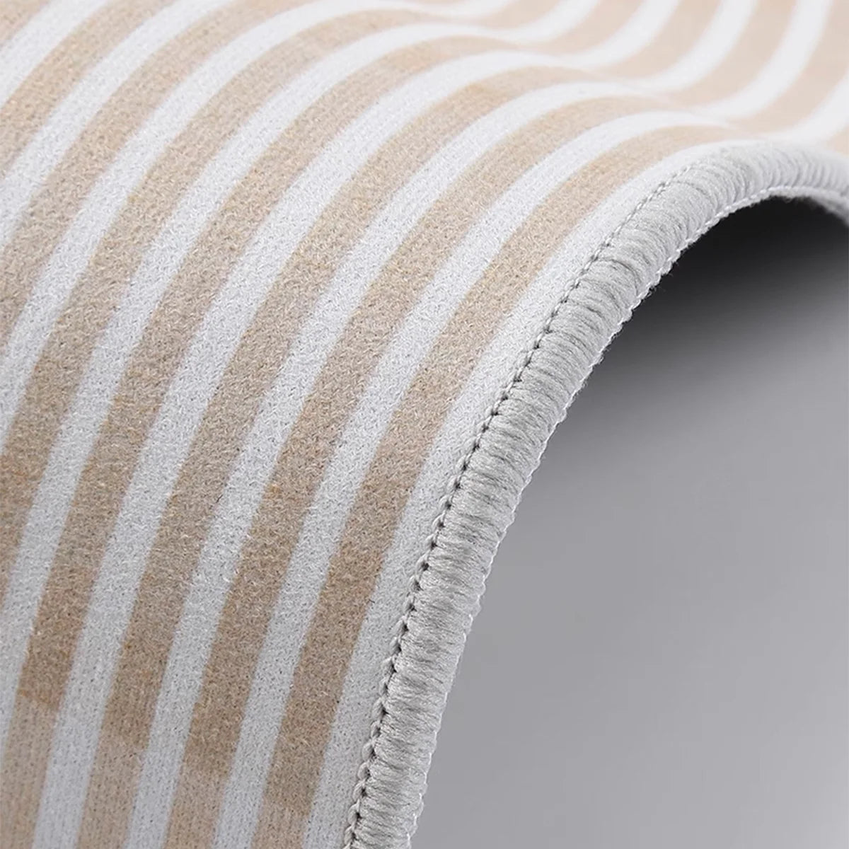 Semi-Circle Crystal Velvet Non-Slip Entrance Mat