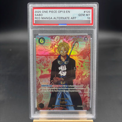 One Piece OP13 Luffy Sabo Ace English Rating Card Set