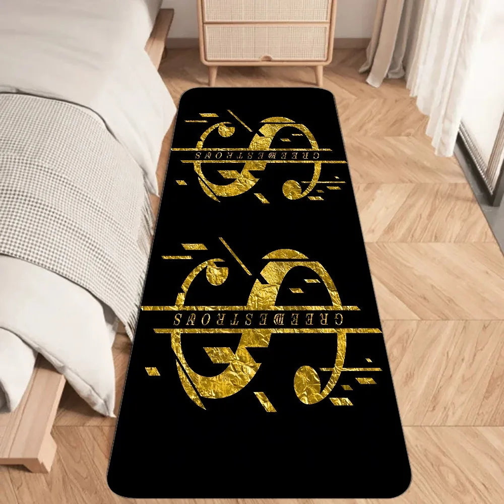 $100 Bill Graffiti Print Rug
