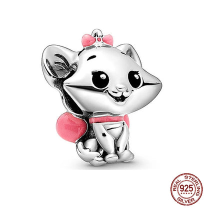Disney S925 Sterling Silver Charm Beads For Women Bracelet