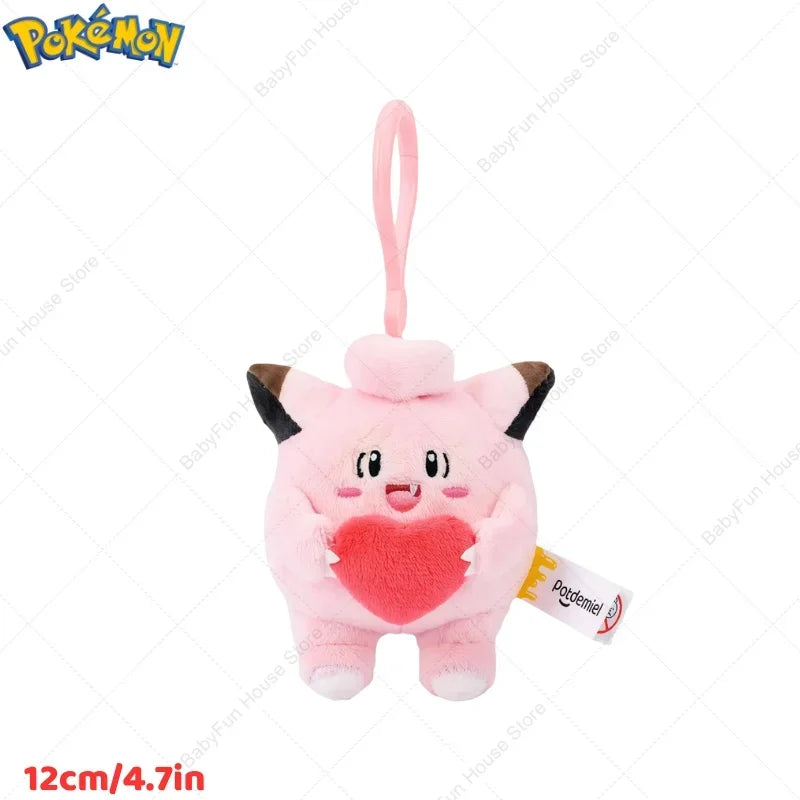 Pokemon Character Plush Toy Keychain Set