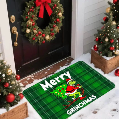 VIKAMA Christmas Santa Anti-Slip Absorbent Mat
