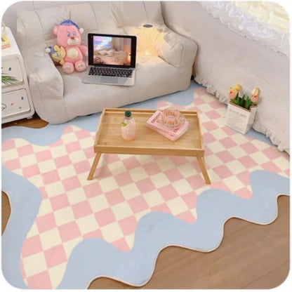 VIKAMA Cream Cashmere Style Bedroom Carpet