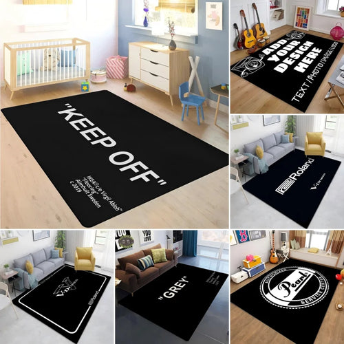 Drum Music Room Sound-Absorbing Anti-Slip Area Rug
