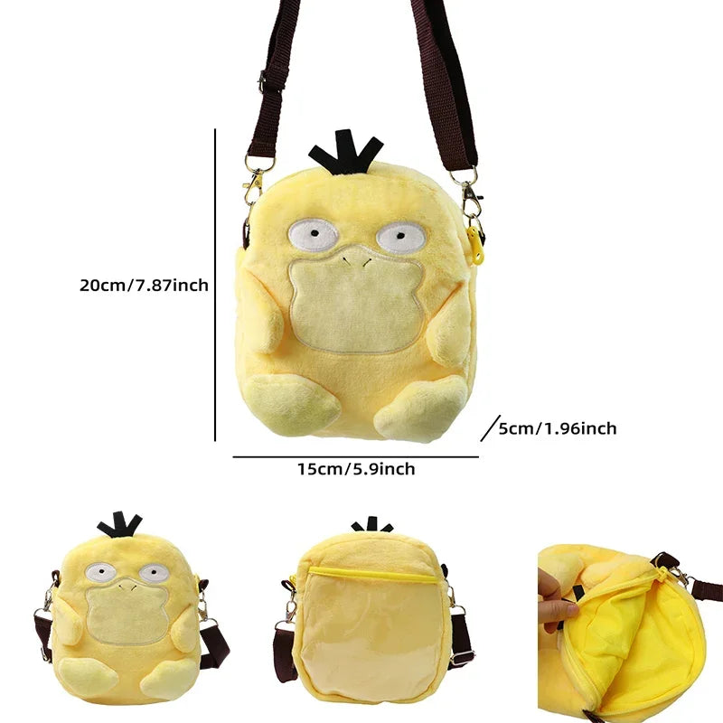 Pokemon Character Plush Backpack Anime Shoulder Bag Toy