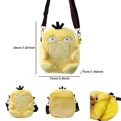 Pokemon Character Plush Backpack Anime Shoulder Bag Toy
