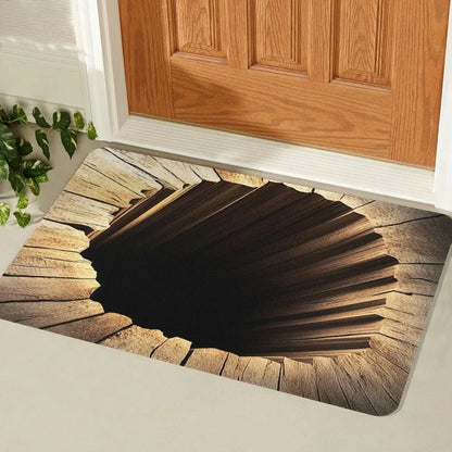 VIKAMA 3D Stone Cave Vortex Entrance Doormat