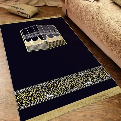 VIKAMA Portable Prayer Mat Foldable Kneeling Rug Indoor Outdoor Pilgrimage Mat Family Use Travel Prayer Carpet