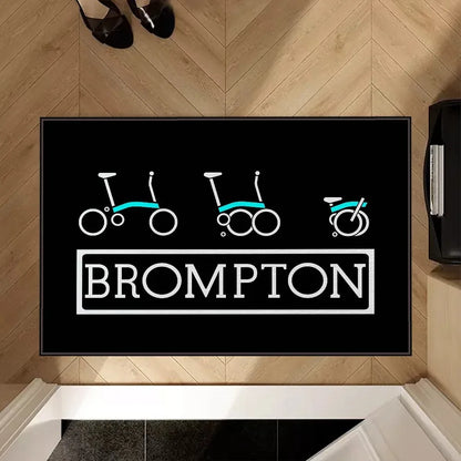 VIKAMA Abstract Bicycle Non-Slip Doormat