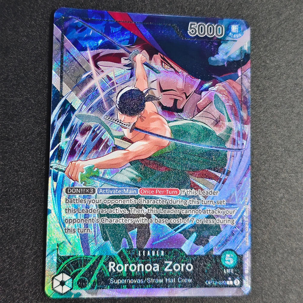 One Piece Roronoa Zoro OP12 020 Parallel Leader Card