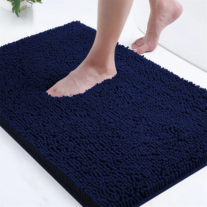 Olanly Chenille Thick Absorbent Bath Rug