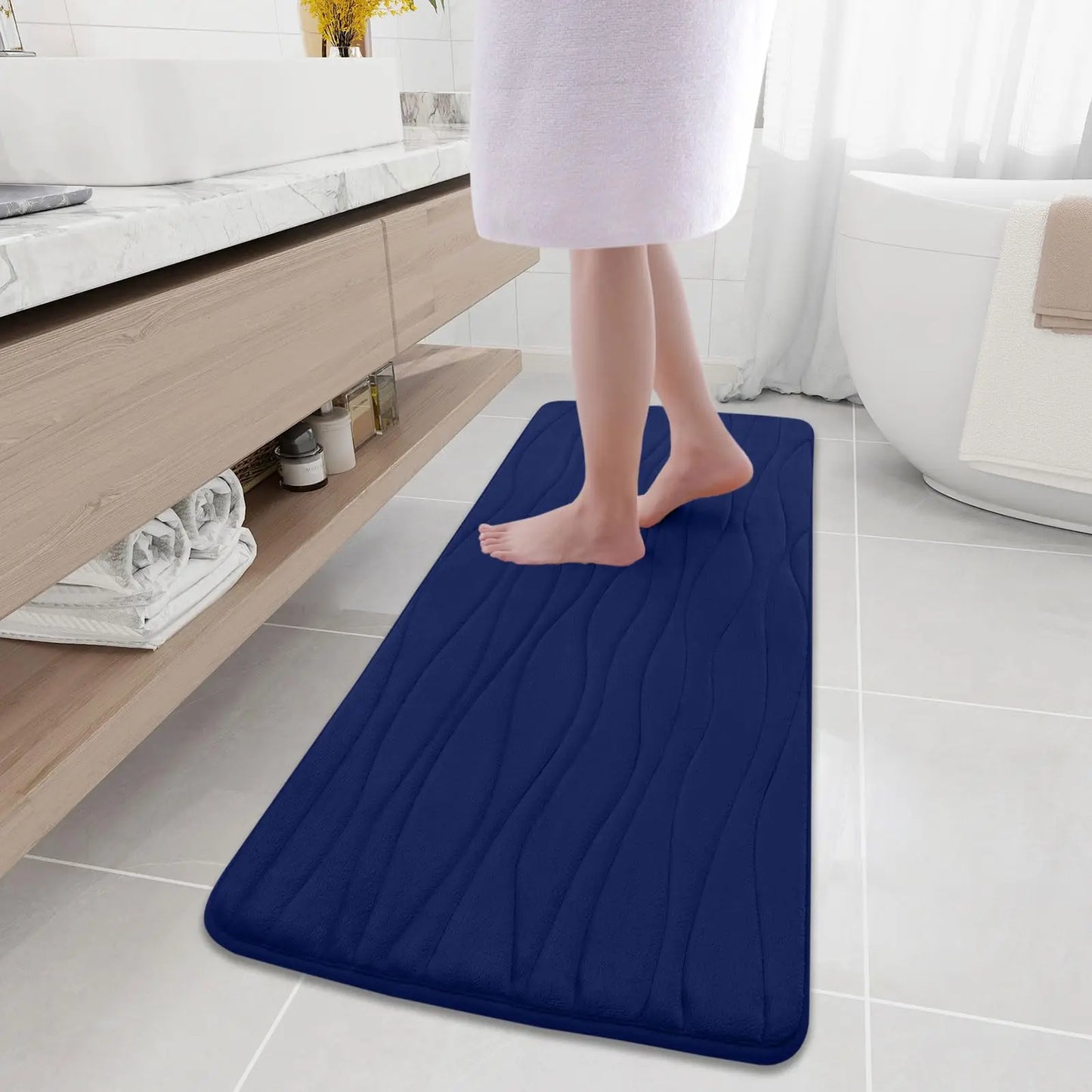 Olanly Memory Foam Absorbent Non-Slip Bath Mat