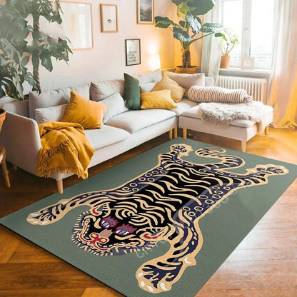 Bohemian Tiger Floral Rug
