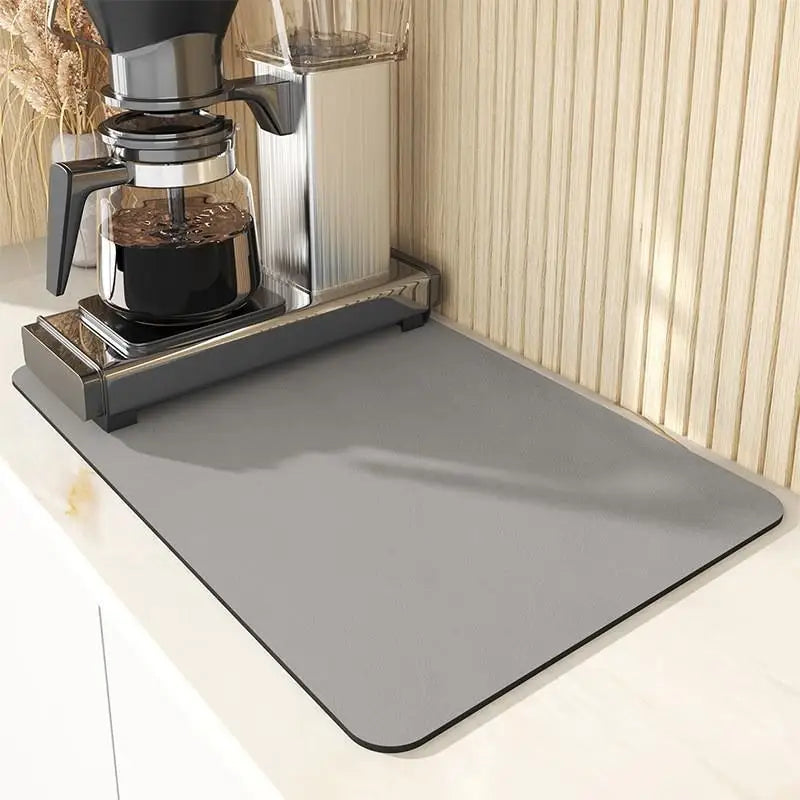VIKAMA Diatomite Kitchen Mat Drainage Heat-Insulating Non-Slip Bathroom Doormat Home Decor