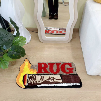 Cigar Shaped Tufted Non-Slip Rug
