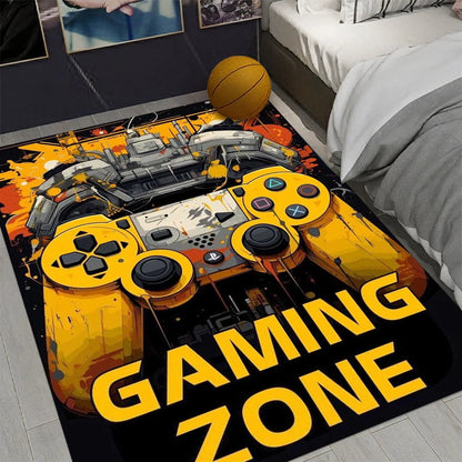 Gaming controller design non-slip room rug