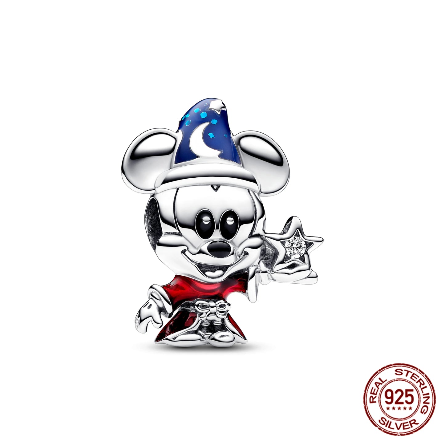 Disney S925 Sterling Silver Charm Beads For Women Bracelet