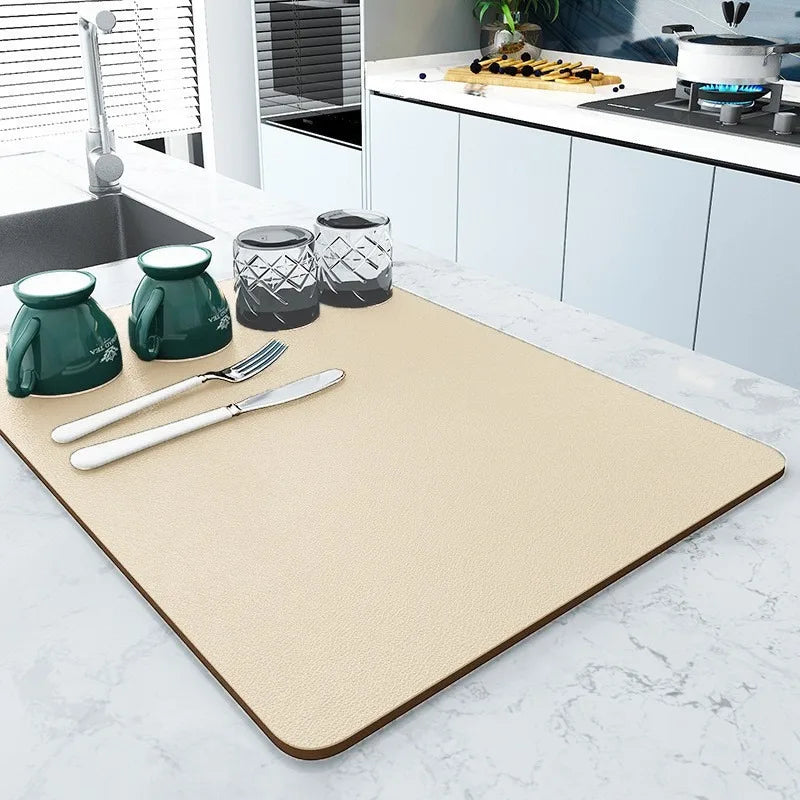 Minimalist Diatomaceous Earth Drying Mat