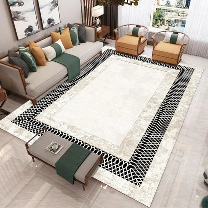 Nordic geometric luxury living room rug