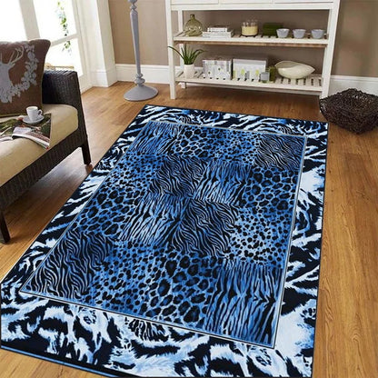 Leopard Print Modern Area Rug