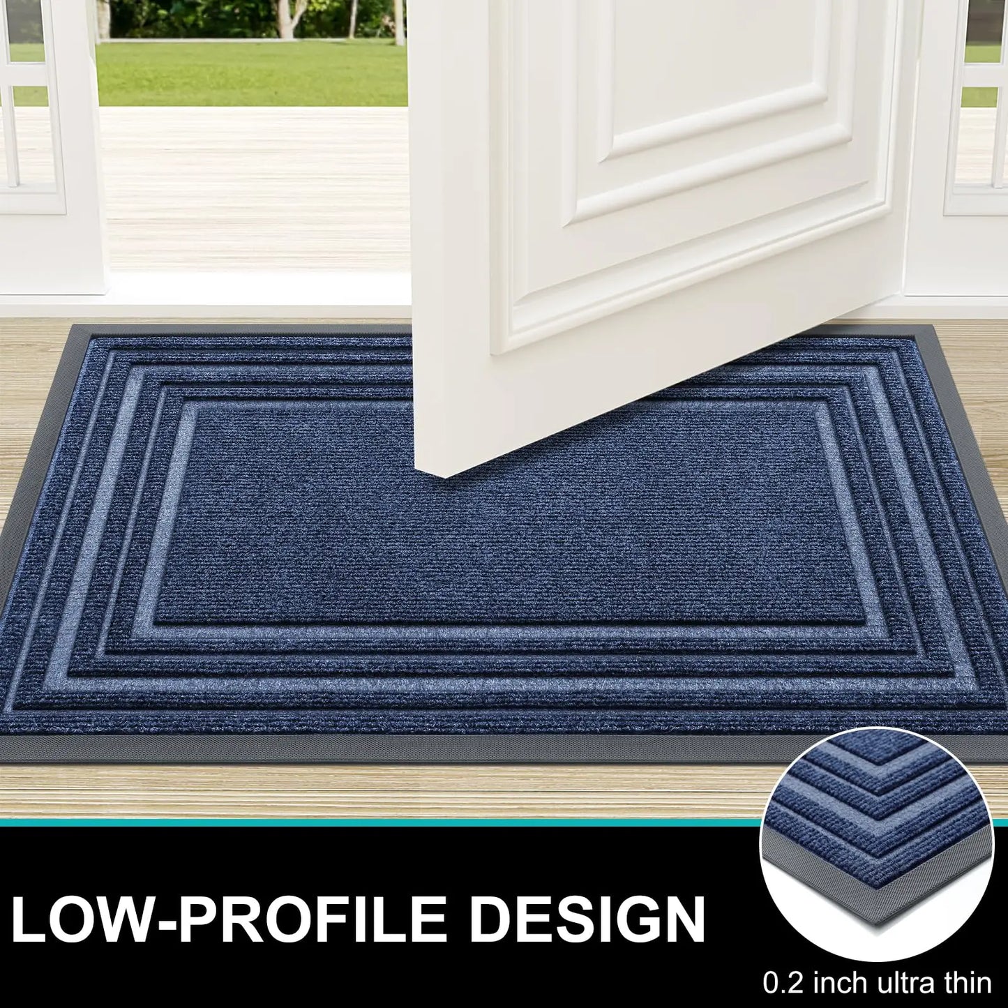 Olanly Heavy Duty Non-Slip Rubber Doormat