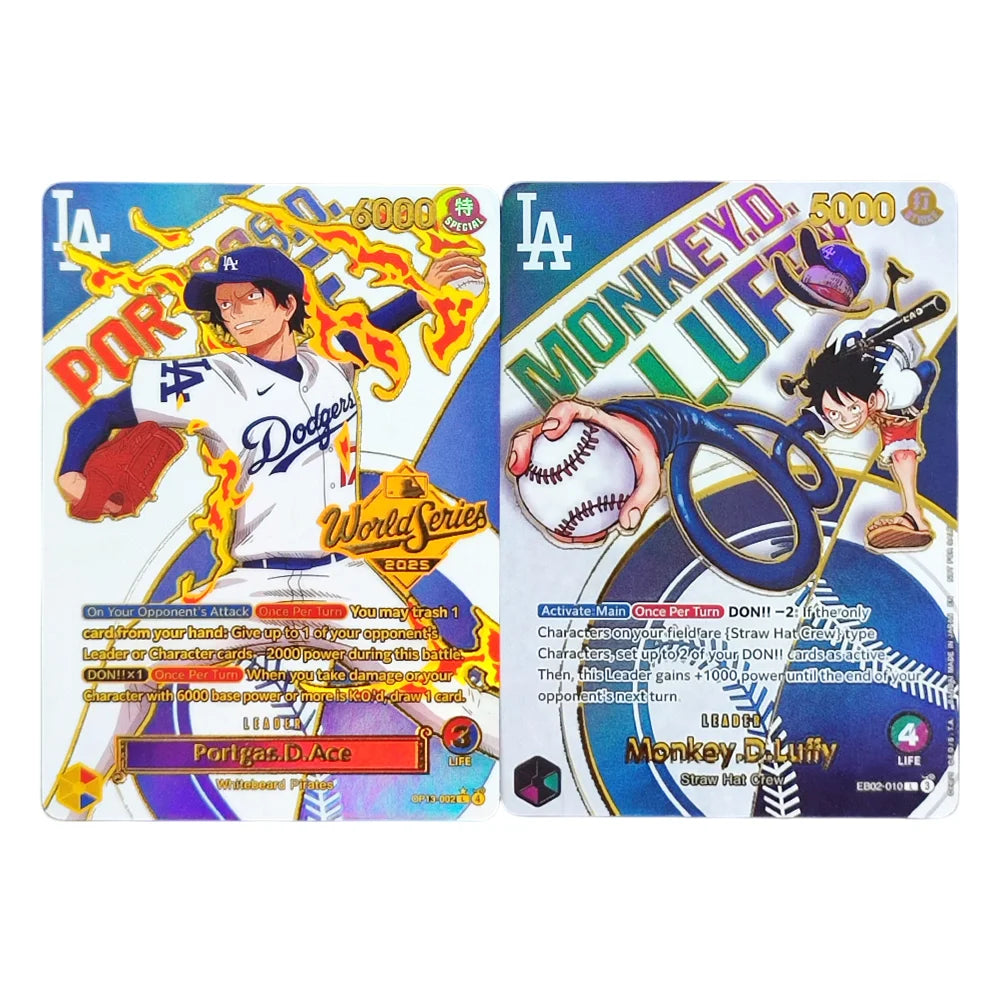 One Piece Dodgers Luffy Ace EB02 010 Foil Promo Card