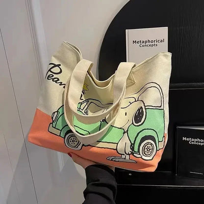 Snoopy Canvas Tote Bag