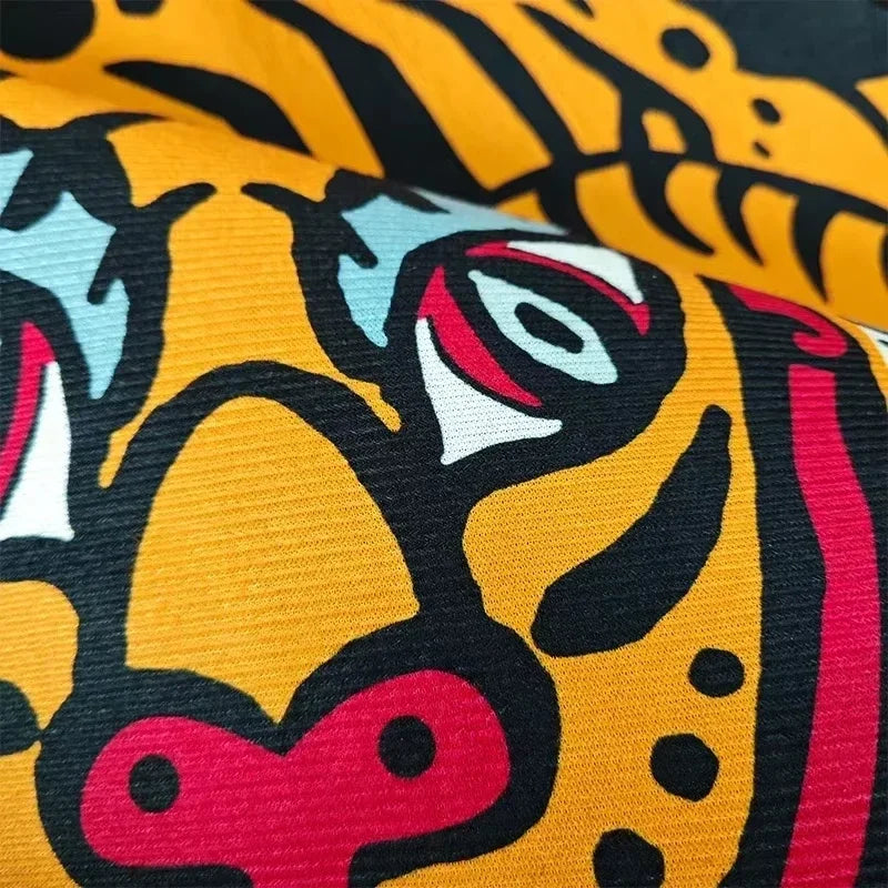 VIKAMA Cartoon Tiger Durable Area Rug