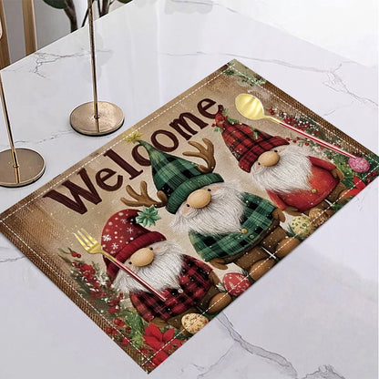 Christmas Bell Tree Snowflake Placemat