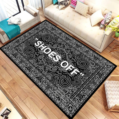 VIKAMA Keep Off 3D Printed Area Rug