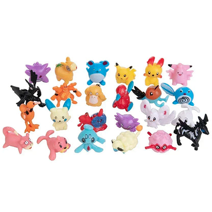 Pokemon Pikachu Mini Action Figure Set 24 144 Pieces