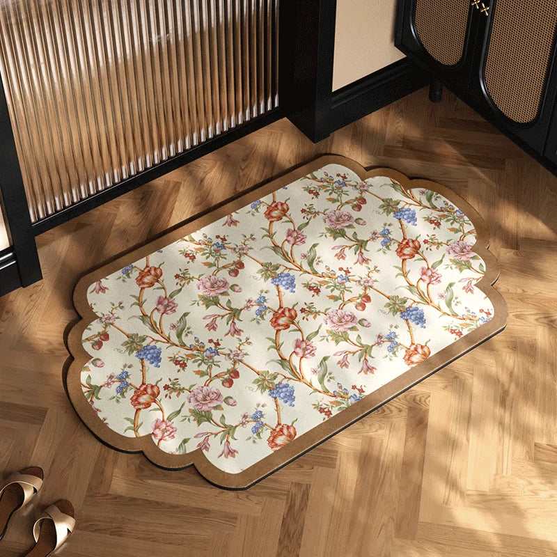 American Retro Diatom Bathroom Non-Slip Mat