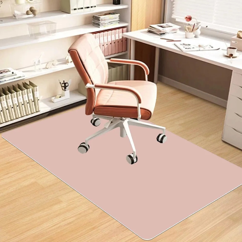 VIKAMA Scandinavian Office Carpet Non-Slip Stain-Resistant Wheelchair Study Floor Mat Home Decor
