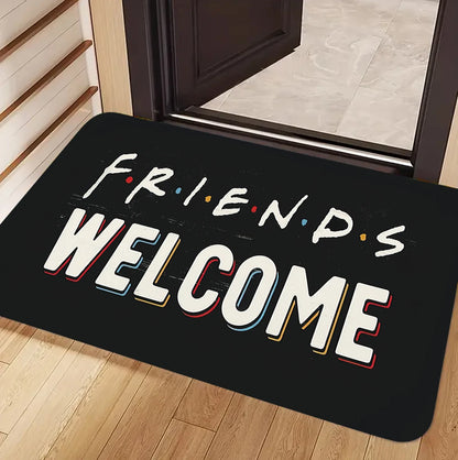 Friends Theme Welcome Entryway Rug
