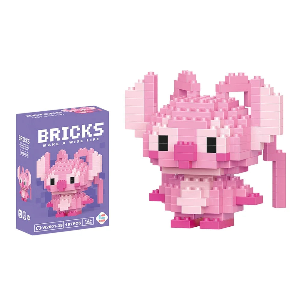 Disney Winnie LinaBell StellaLou Building Blocks Toy Set