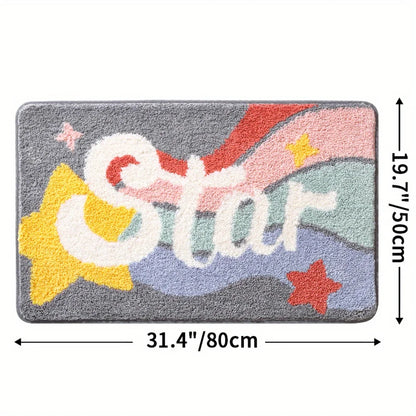 VIKAMA Bathroom Entrance Water-Absorbing Non-Slip Floor Mat