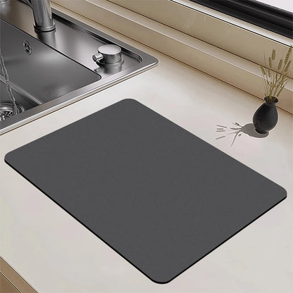 VIKAMA Absorbent Dish Drying Kitchen Mat