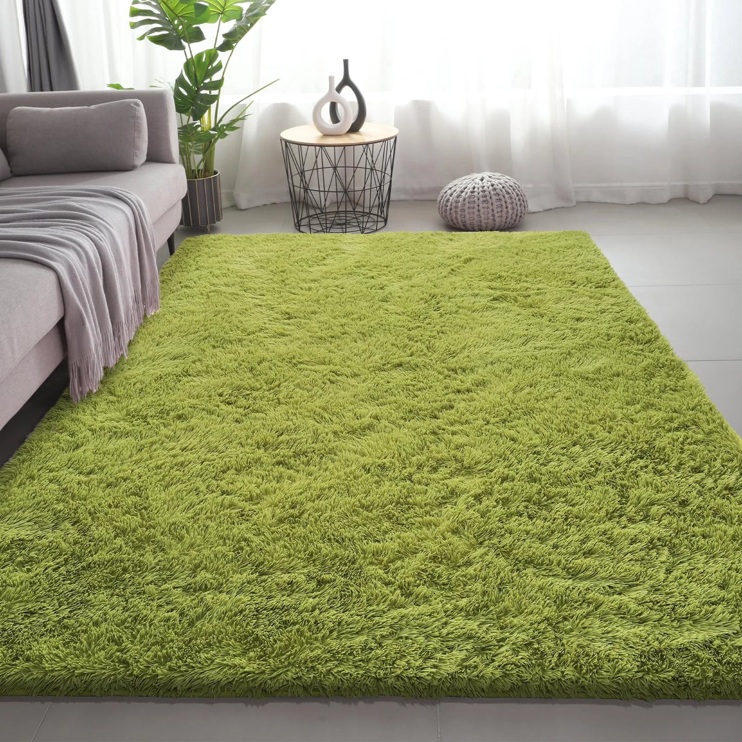 VIKAMA Ultra-Soft Puffy Indoor Area Rug
