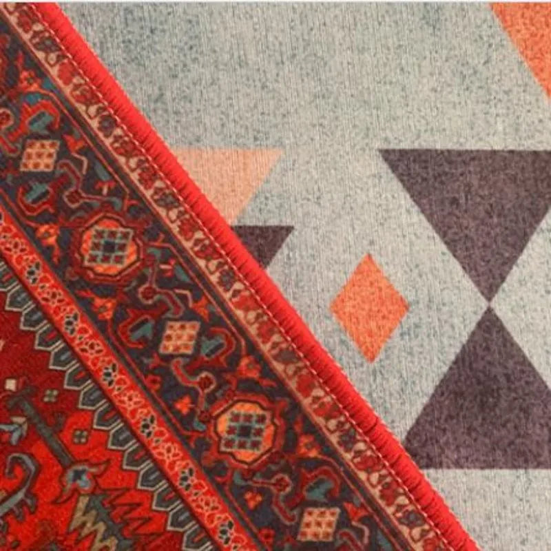 American Retro Minimalist Washable Non-Slip Area Rug