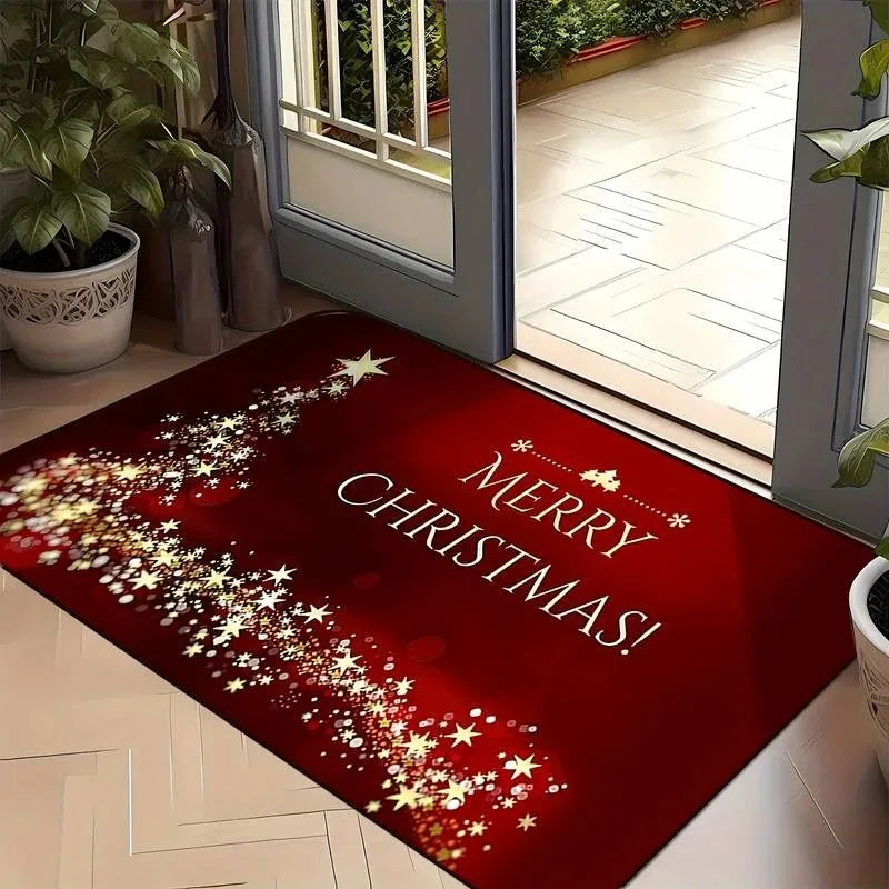 VIKAMA Snowman Christmas Anti-Slip Doormat