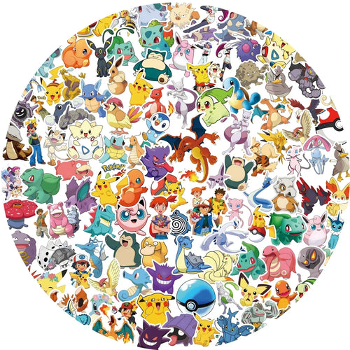 Pokemon Pikachu Waterproof Anime Sticker Set 50 200 Pieces