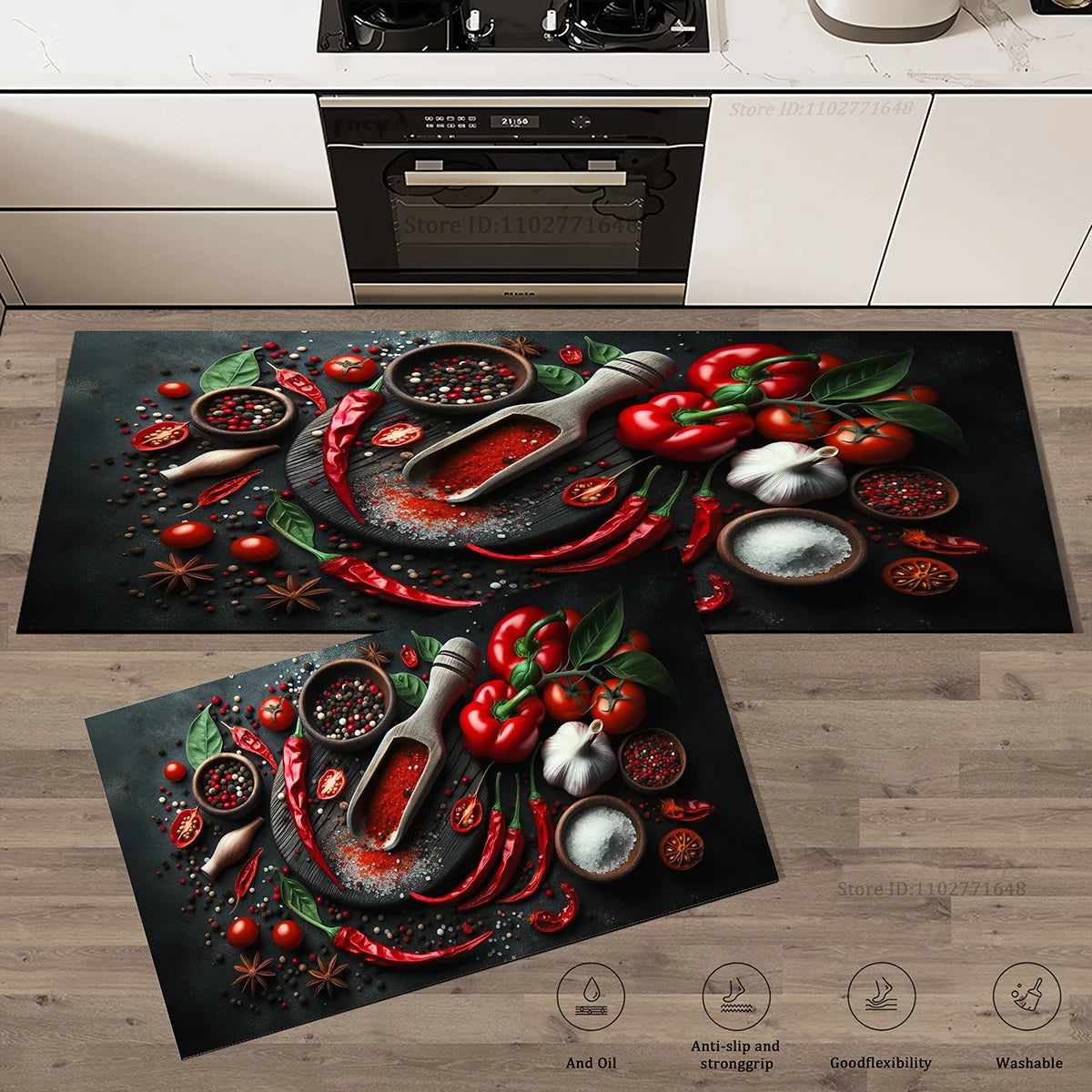 High Quality Kitchen Mat Absorbent Non-Slip Washable Long Rug Bathroom Living Room Entrance Doormat Anti-Fatigue Carpet Home Decor