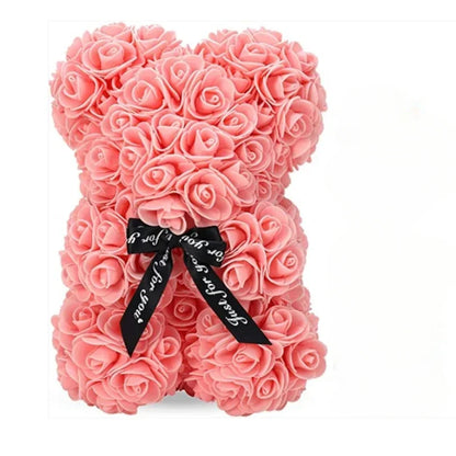 Eternal Rose Teddy Bear Gift