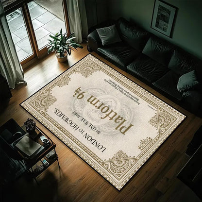 Harry Potter Inspired Floor Rug