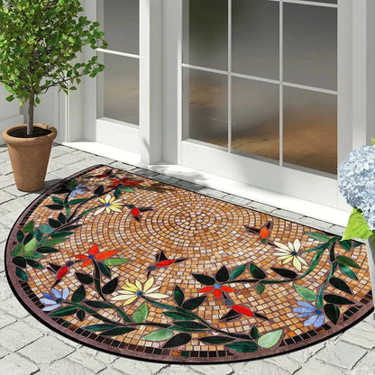 VIKAMA Semi-Circle Mosaic Entry Mat