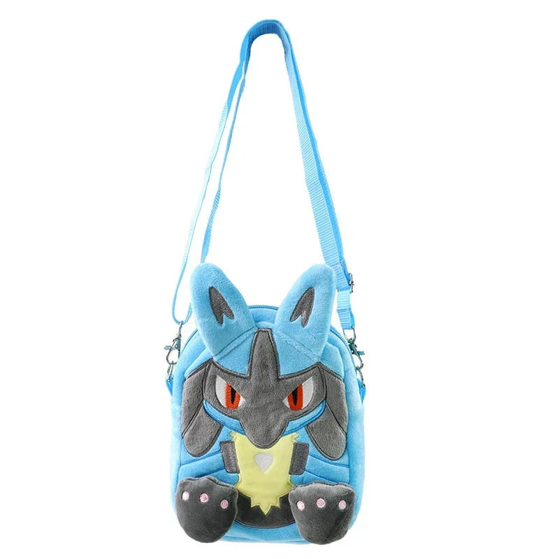 Pokemon Character Plush Backpack Anime Shoulder Bag Toy