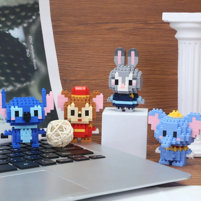 Disney Stitch Mini Building Blocks Kids DIY Toy Set