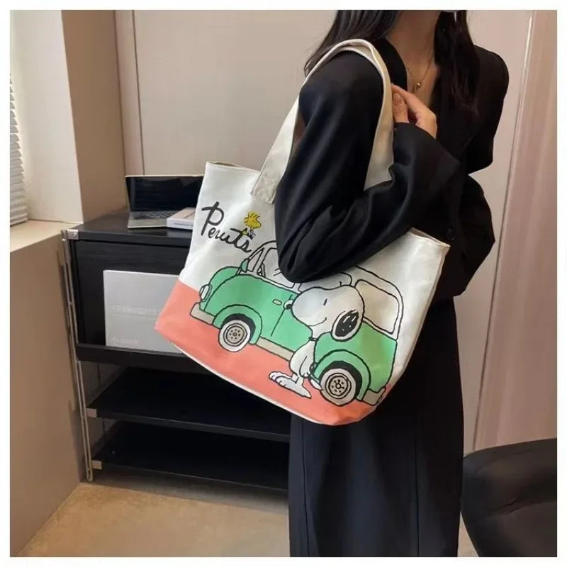Snoopy Canvas Tote Bag